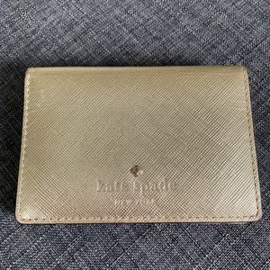 Kate Space slim bifold card case